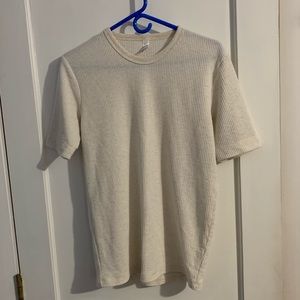 American Apparel Waffle Knit T Shirt